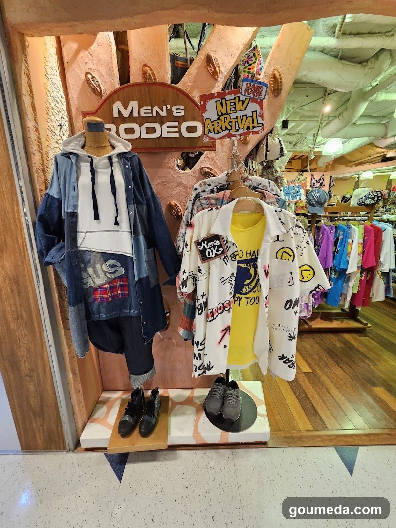 Men's Clothing Display