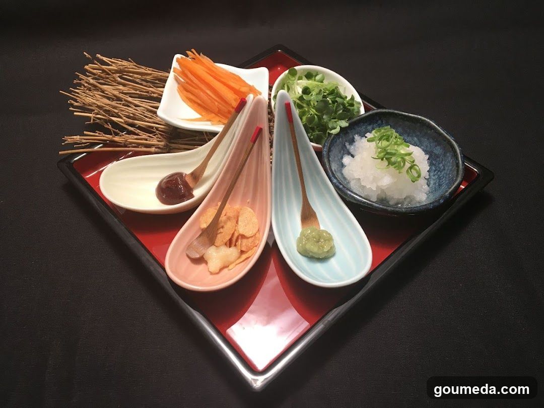 Sushi Platter with Condiments