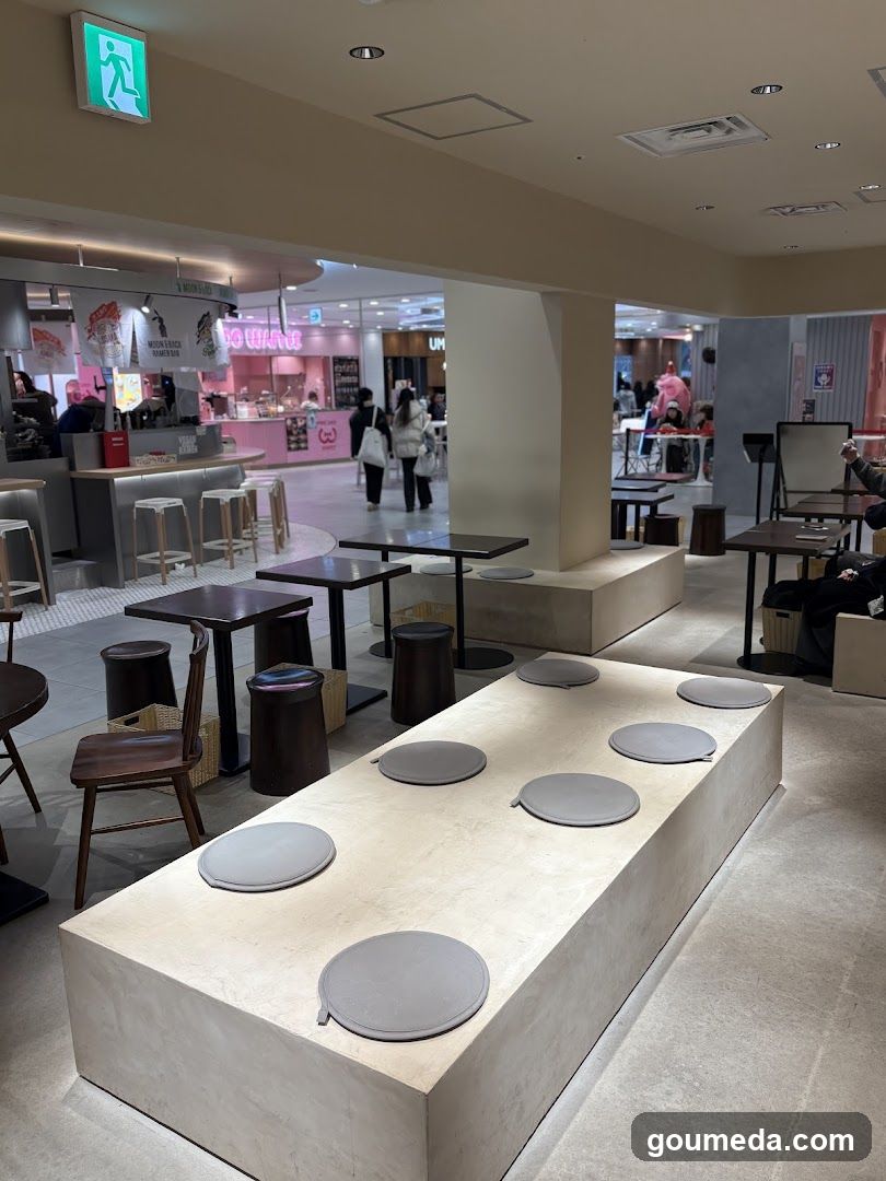Mall Food Court Interior