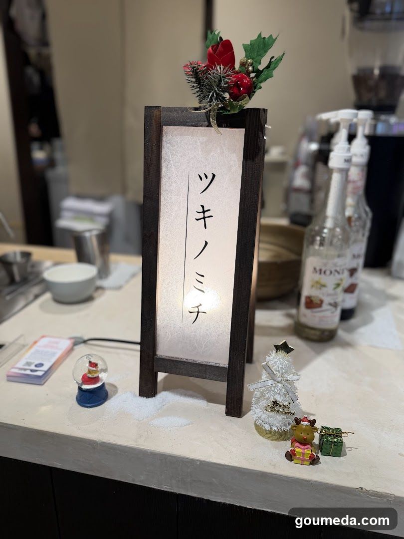 Christmas Decor Display at Counter