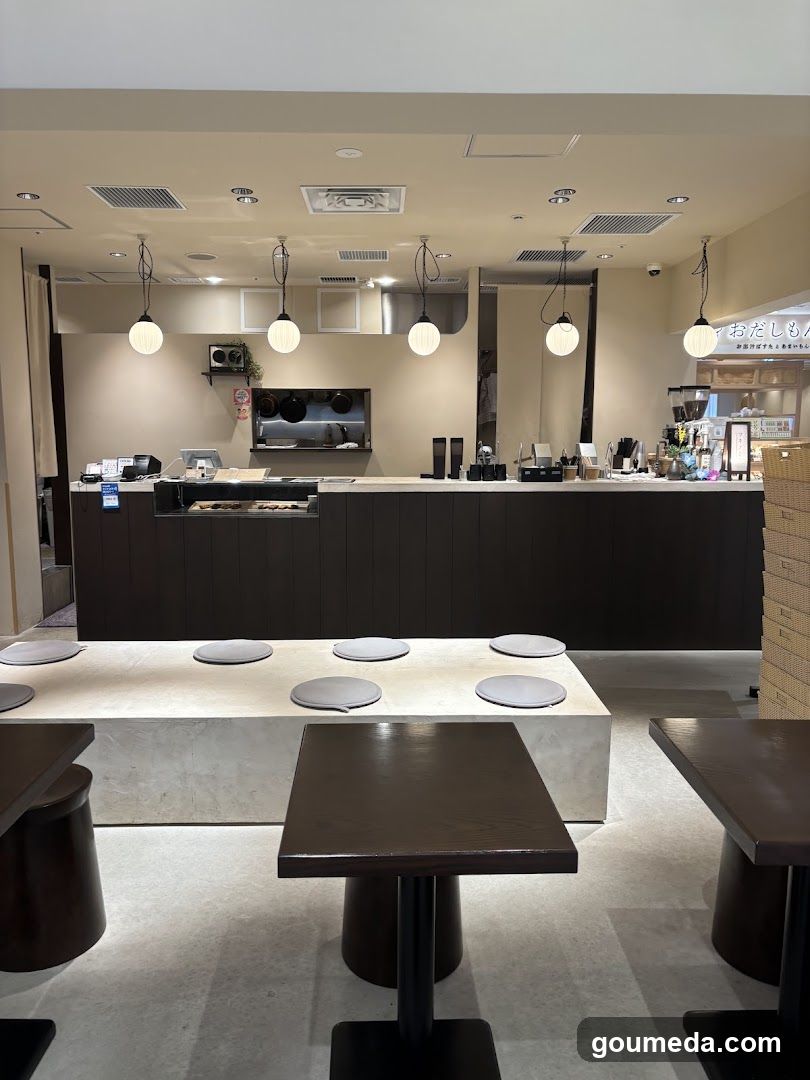 Interior of a modern cafe or restaurant
