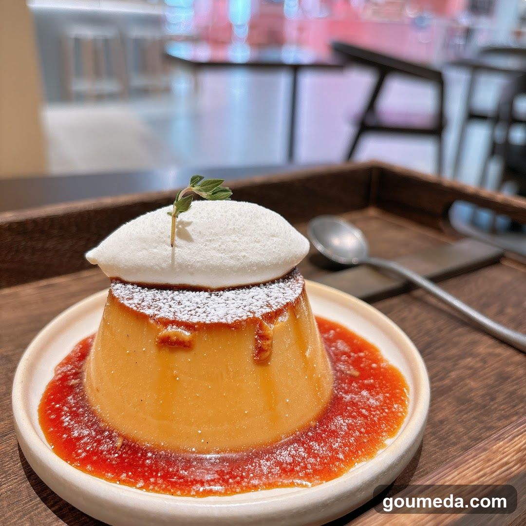 Pudding Dessert with Meringue
