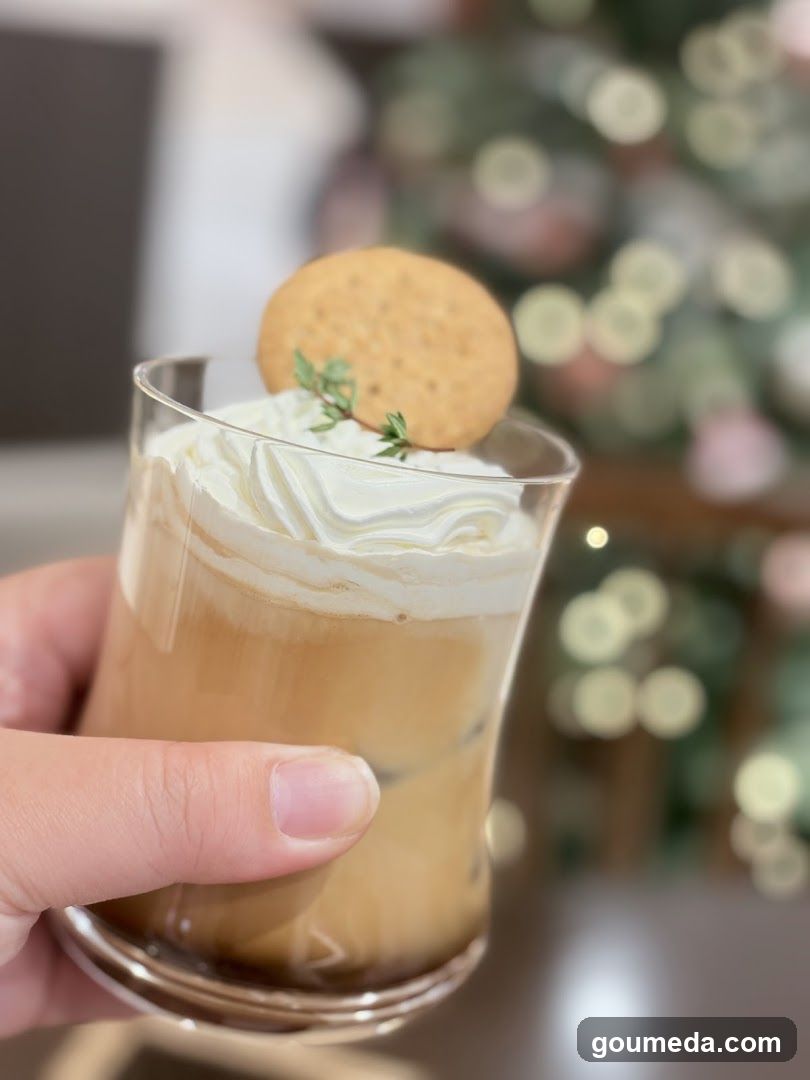 Iced Coffee with Whipped Cream and Cookie