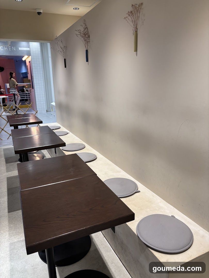 Interior of a modern cafe or restaurant