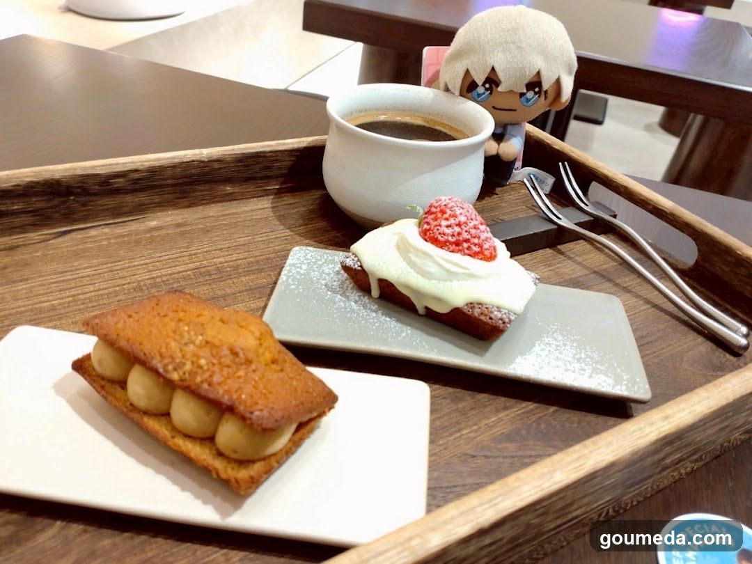 Cafe Dessert and Coffee Tray