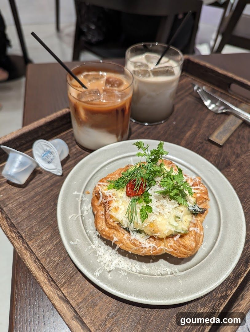Food and Drink on a Tray