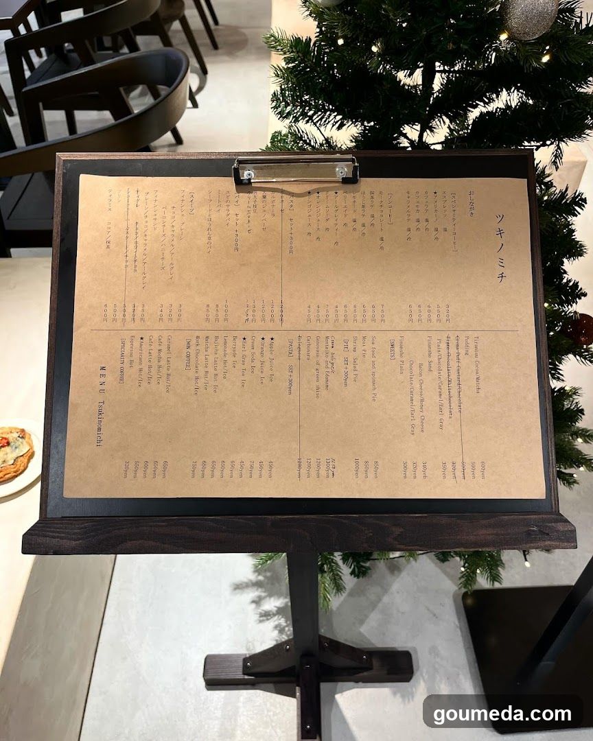 Tsu Kuni Mochi Menu Board