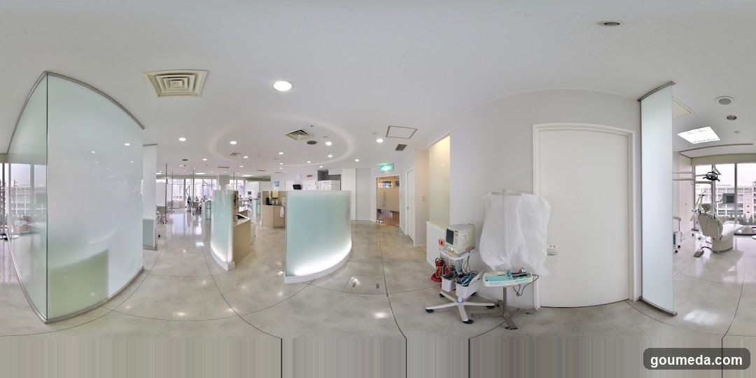 Modern Interior Space with Glass Partitions and Medical Equipment