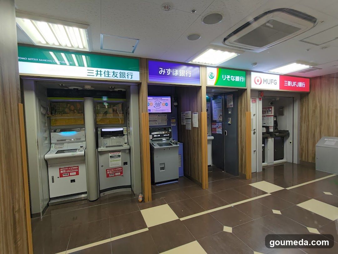 ATM Bank Lobby Interior