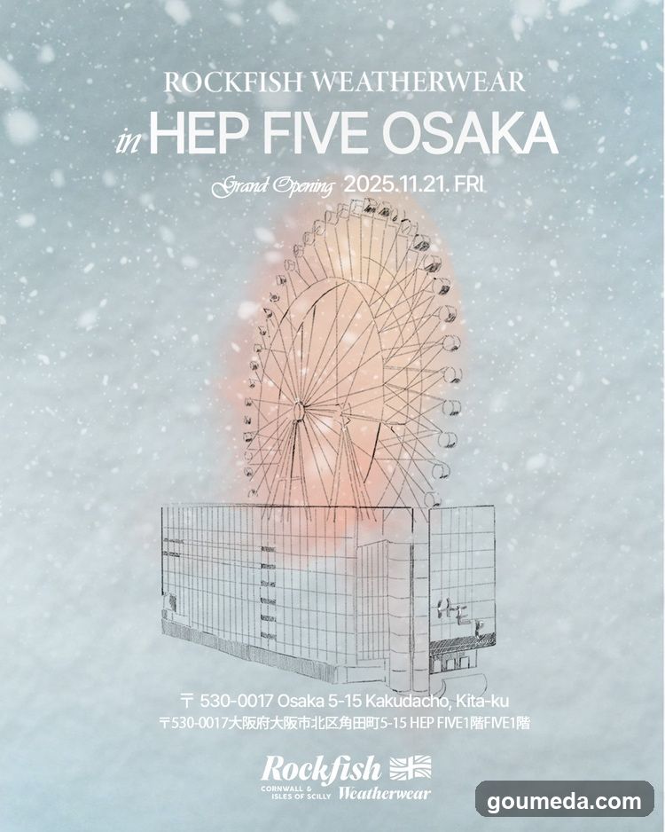 Rockfish Weatherwear Grand Opening in HEP FIVE Osaka