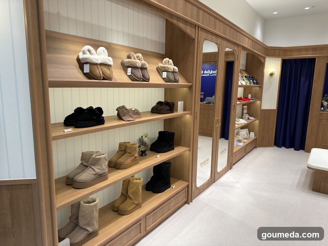 Shoe Store Interior Display