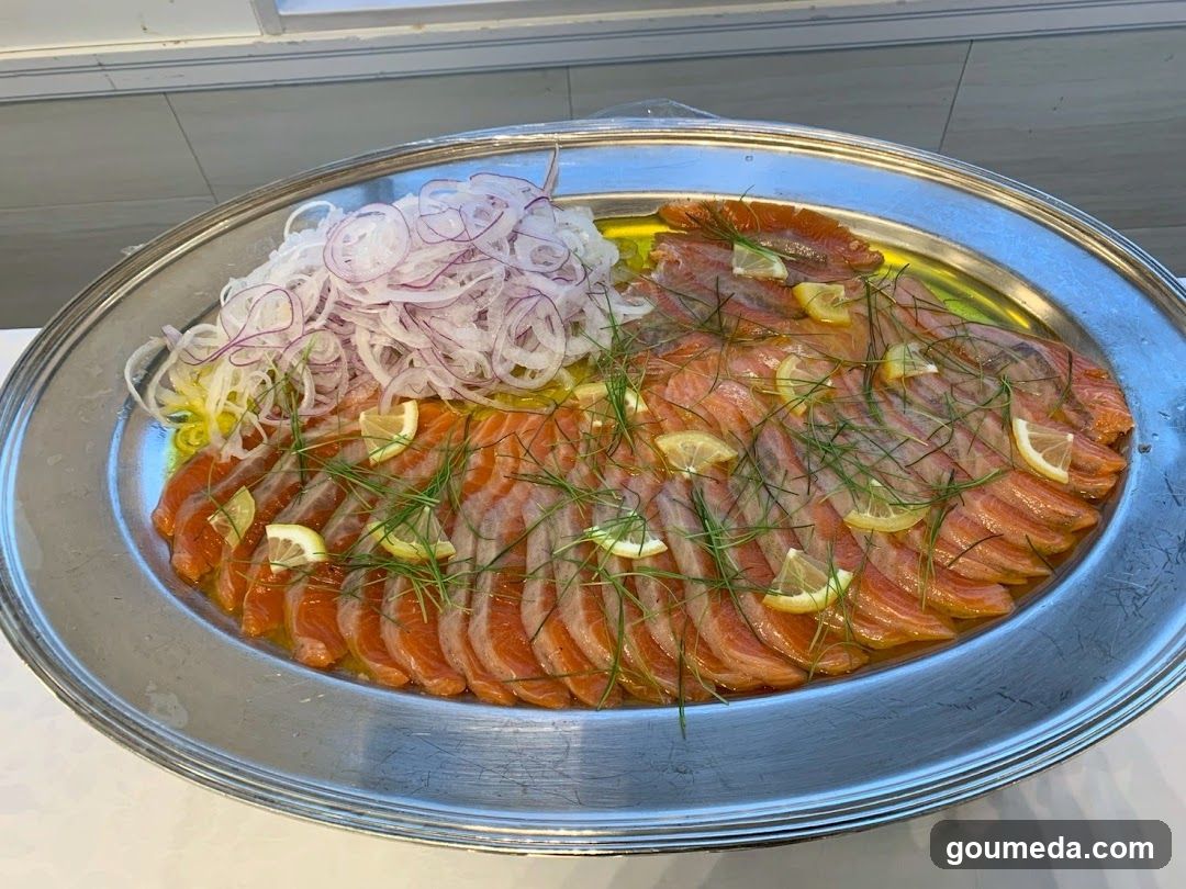 Salmon Sashimi Platter