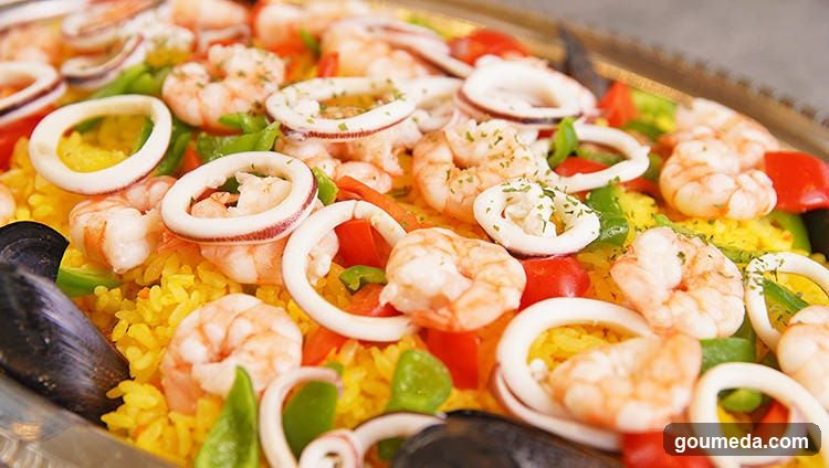 Seafood Paella Dish