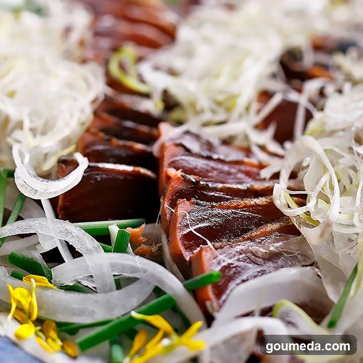 Sashimi Platter with Garnishes