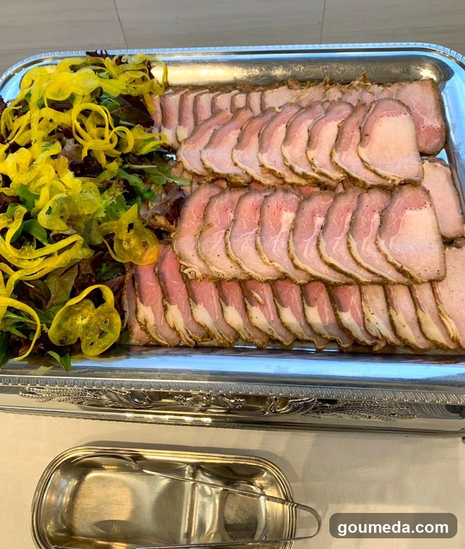 Sliced Meat and Salad Tray