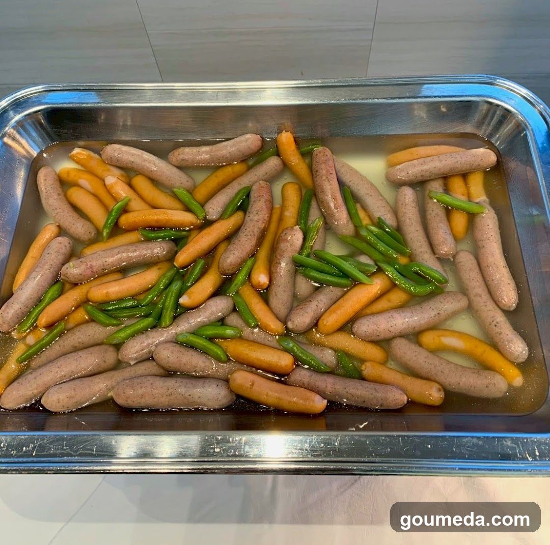 Sausage and Vegetable Tray