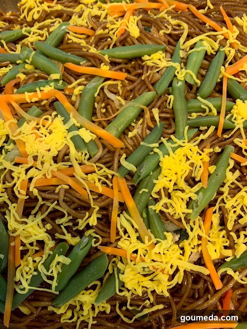 Noodle Dish with Vegetables and Cheese