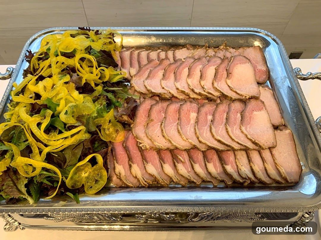 Sliced Meat and Salad Platter