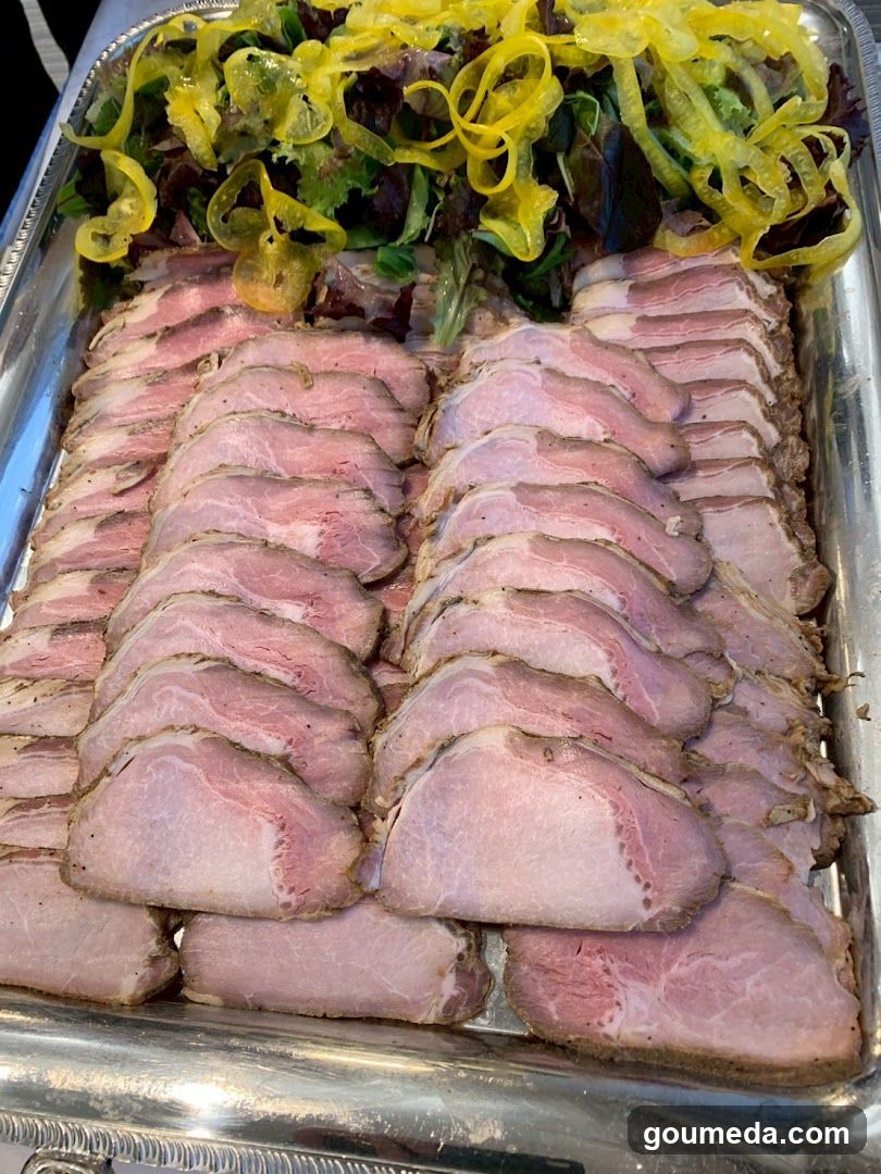 Sliced Meat Platter with Salad