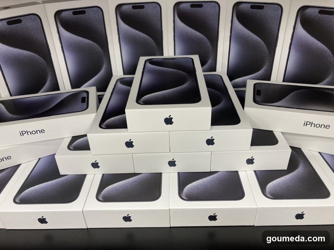 iPhone Boxes Display