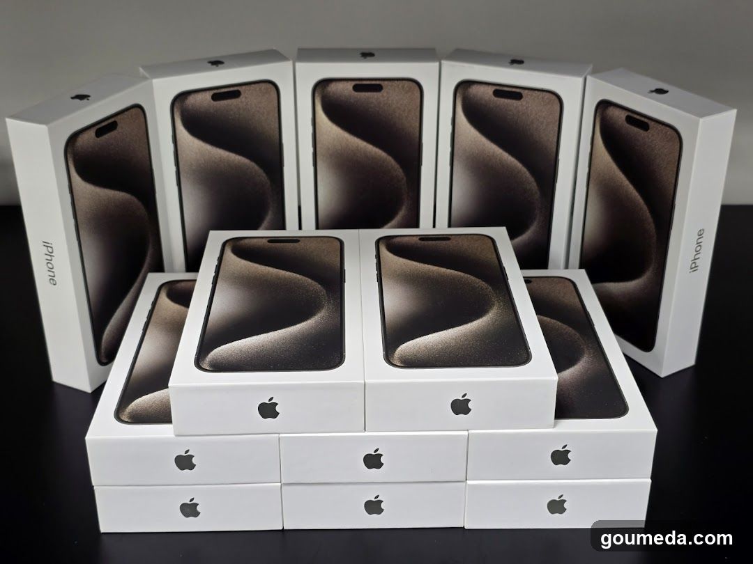 iPhone Boxes Display