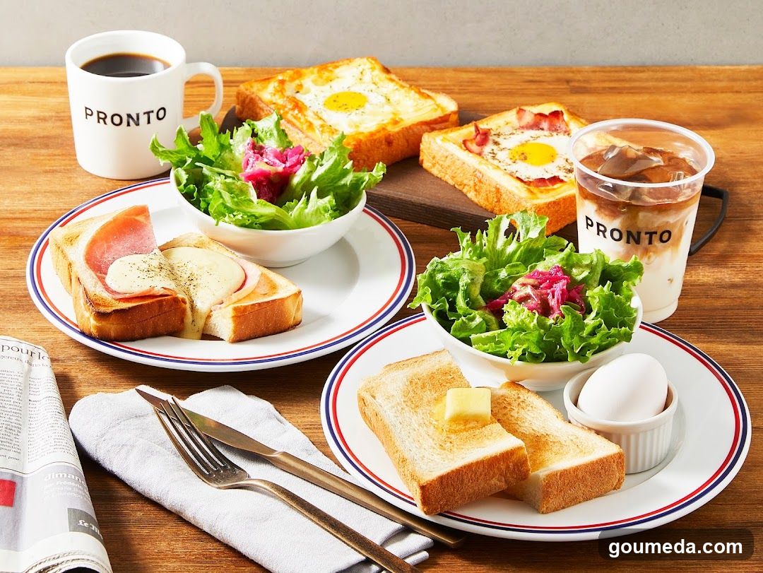 Breakfast Spread with Pronto Branding
