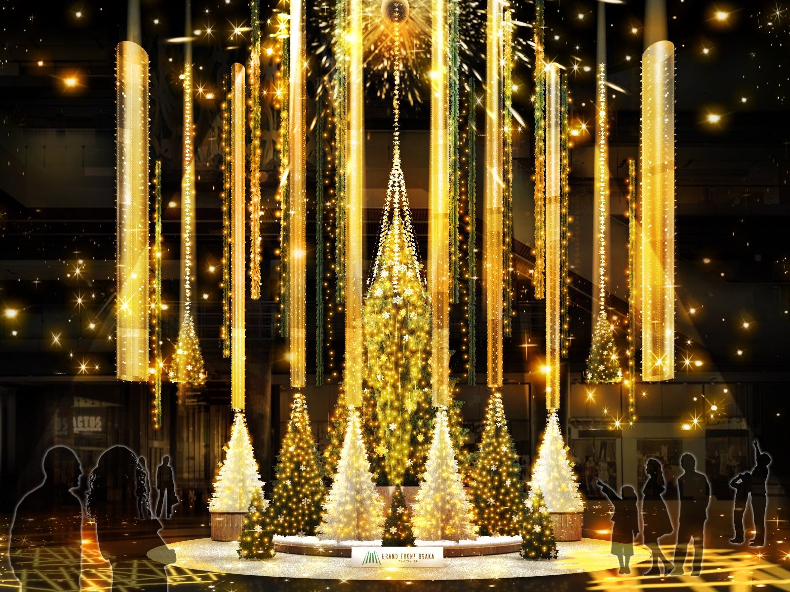 Lighting show at GRAND WISH CHRISTMAS 2026