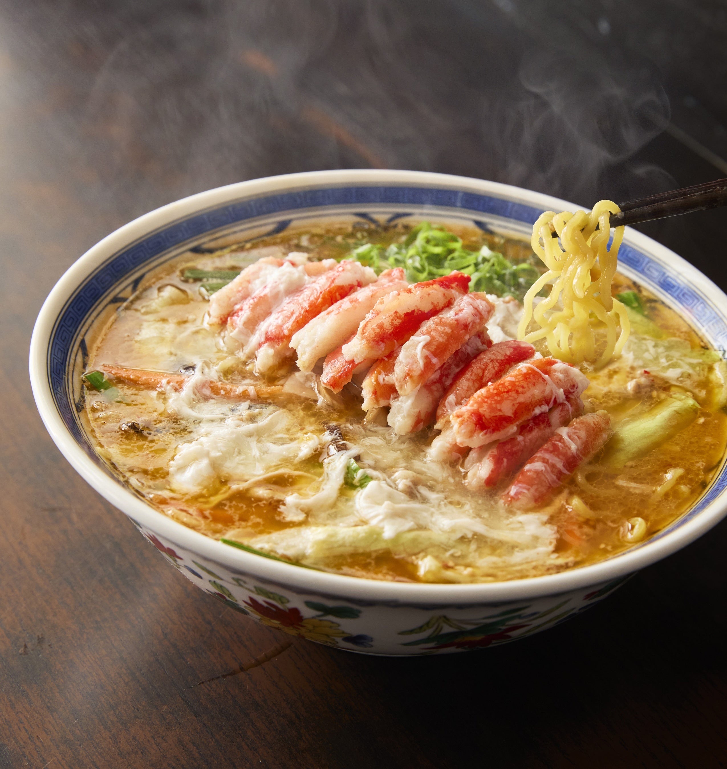 Limited crab ramen from the Hokkaido fair