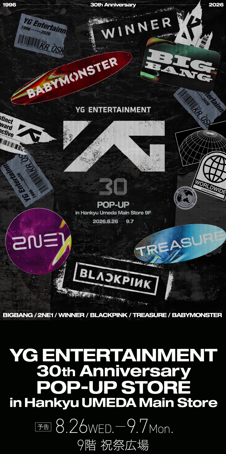 YG Entertainment 30th Anniversary Pop-up Store
