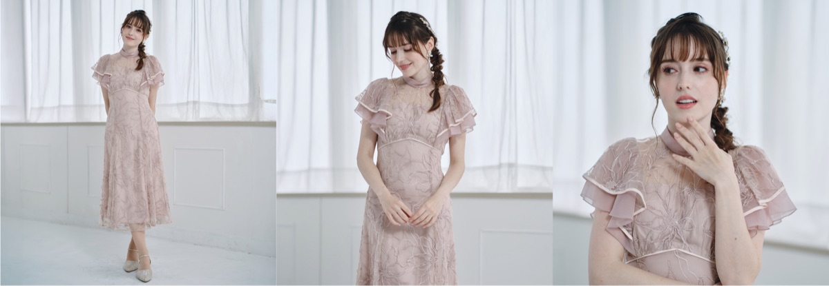 MERCURYDUO embroidery dress rental at LULUTI HEP FIVE