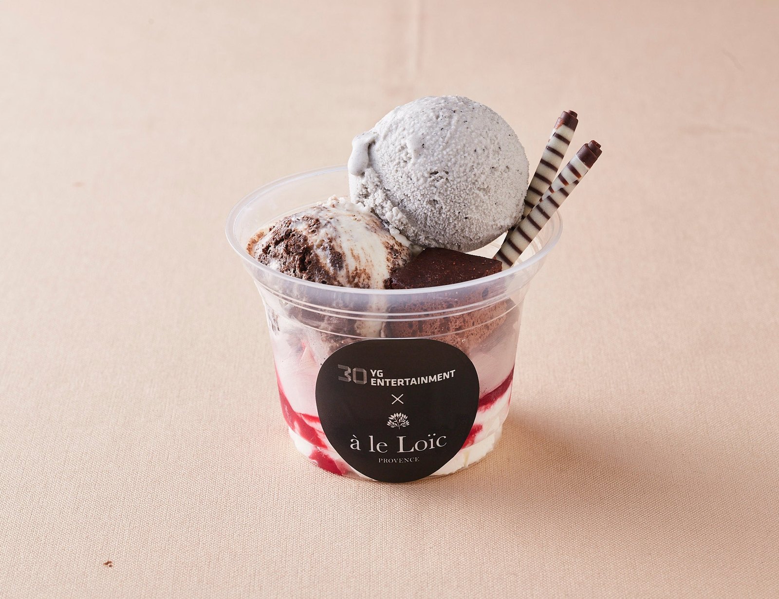 Black sesame tiramisu gelato at A. Le Loic during the YG Hankyu Umeda popup